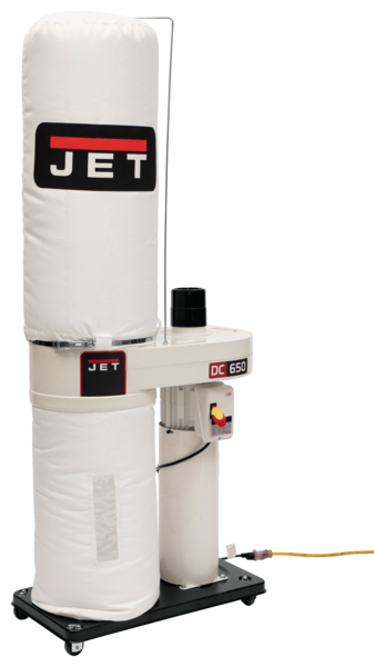 Jet DC-650 1HP CFM Dust Collector with Bag Filters