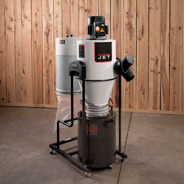 Jet JCDC-1.5 Cyclone Dust Collector, 1.5HP, 115V - Image 2