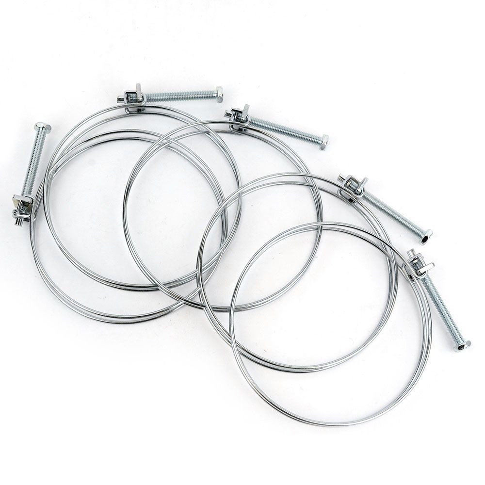 Big Horn 11740PK 4 Inch Wire Hose Clamp (5 / Pack) – Replaces Jet JW1317 - Image 2