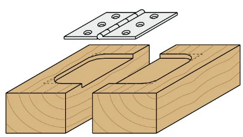 CMT 801.128.11 Mortising Bit, 1/2" Diameter, 1/4" Shank, 1/4" Cutting Length - Image 2